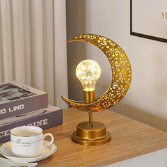 Golden Table Lamp - Bulb