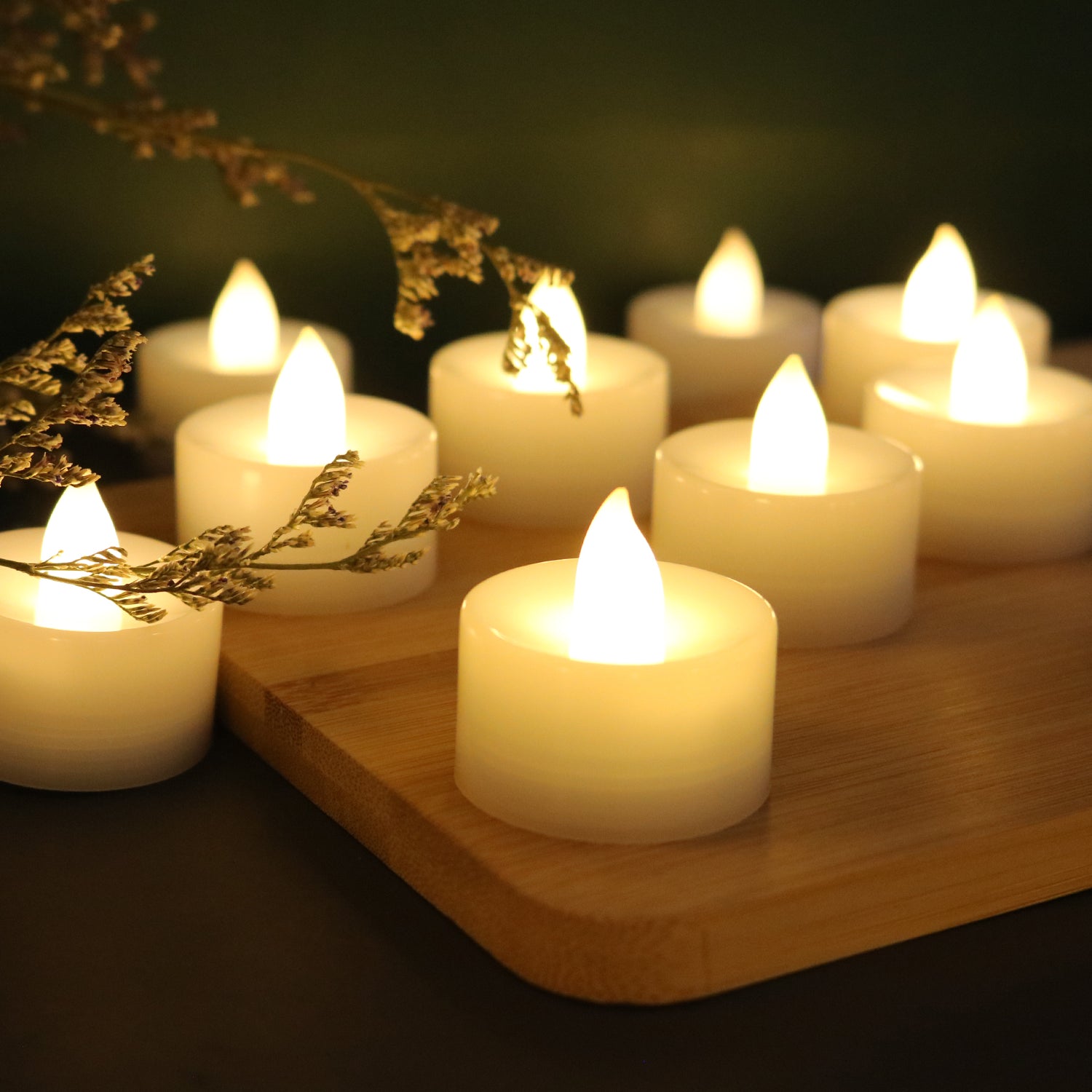 Small Candles Battery Operated (Pack of 12)