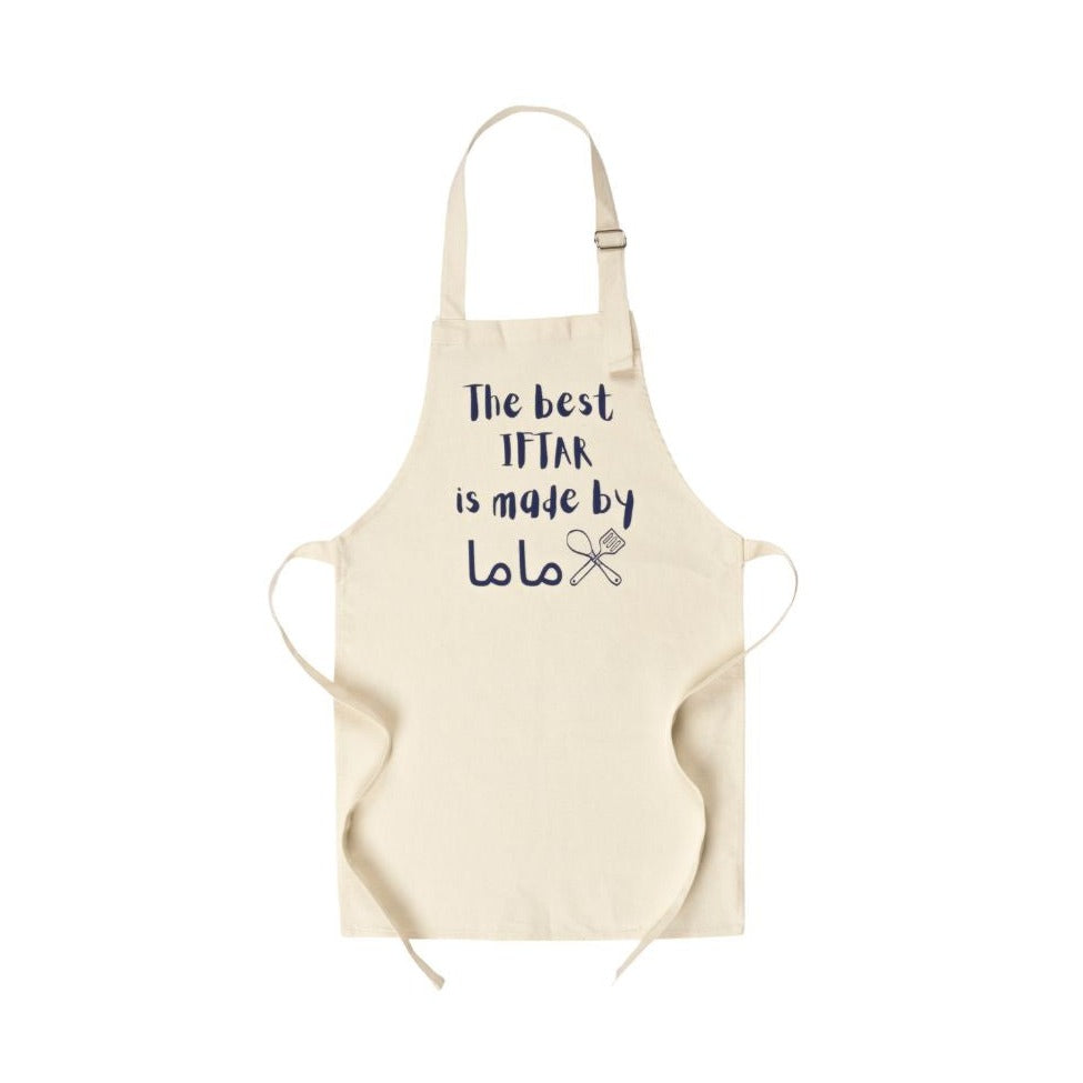The Best Iftar is made by Mama - Children Apron