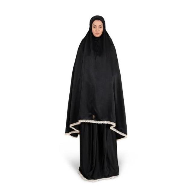 طقم صلاة من قطعتين - أسود كلاسيكي