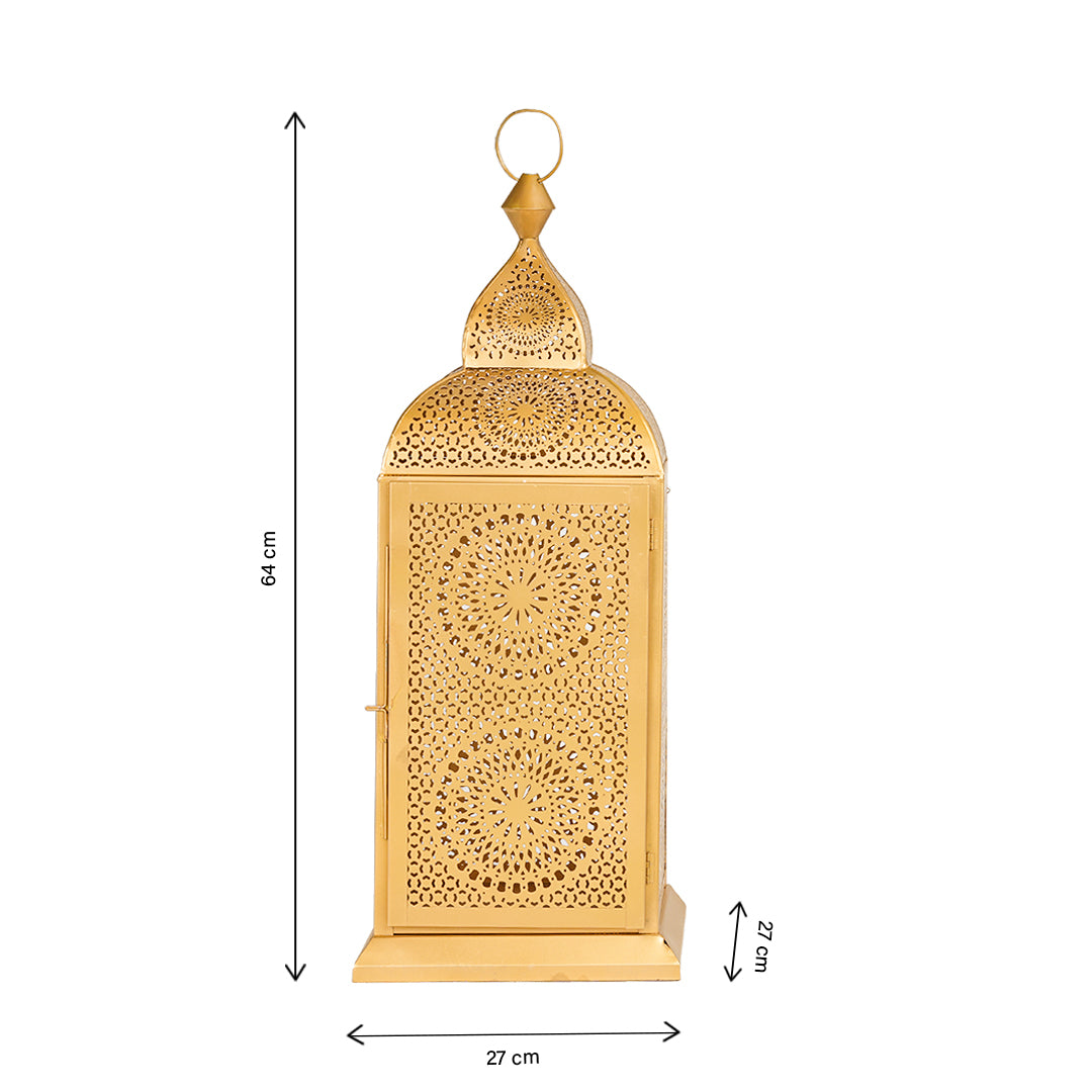 Authentic Handmade Chakra Lantern - Golden