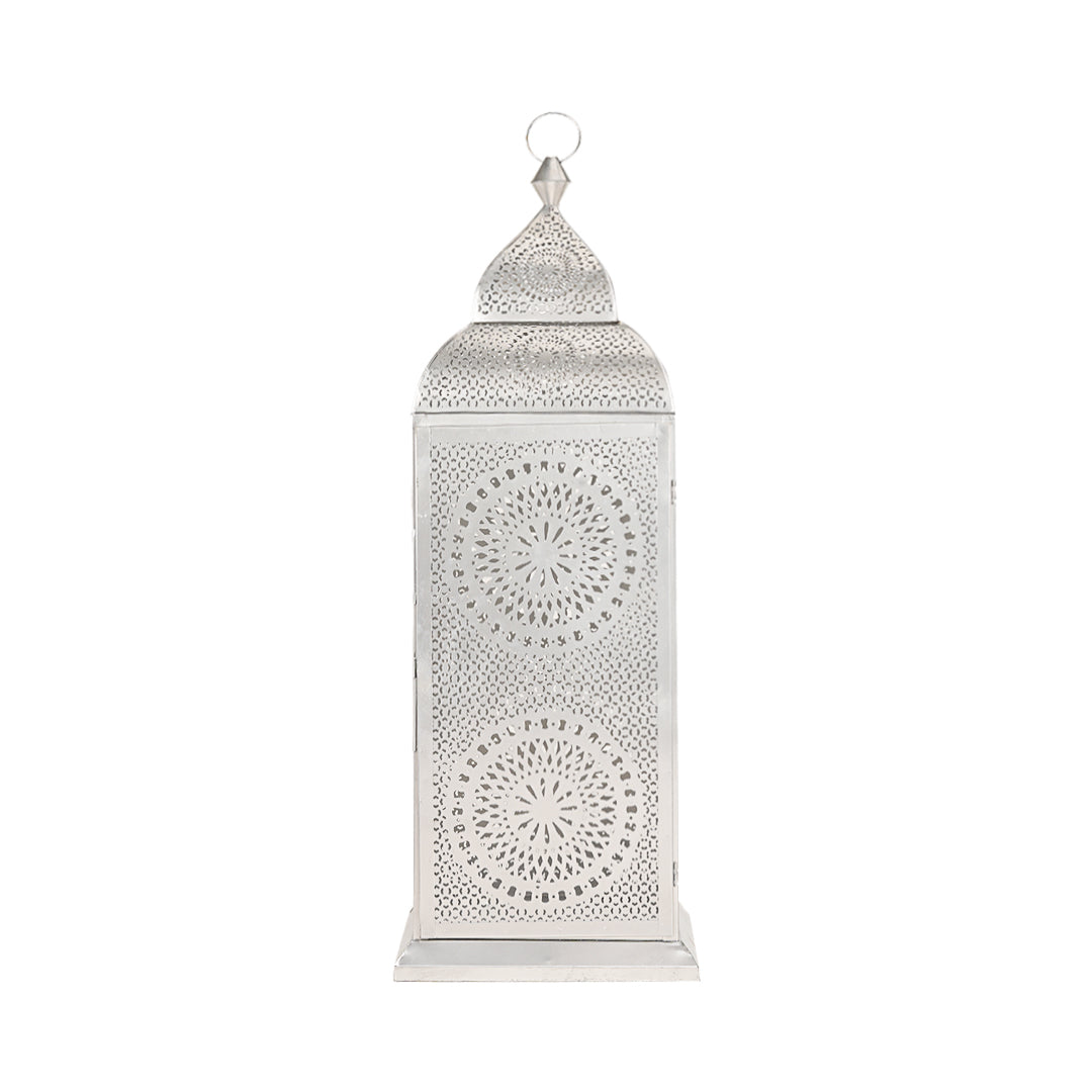 Authentic Handmade Chakra Lantern - Silver