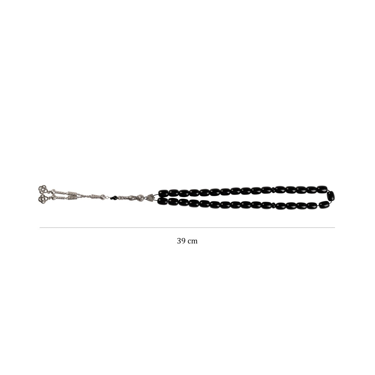 Muslim Prayer Beads - Black Agate