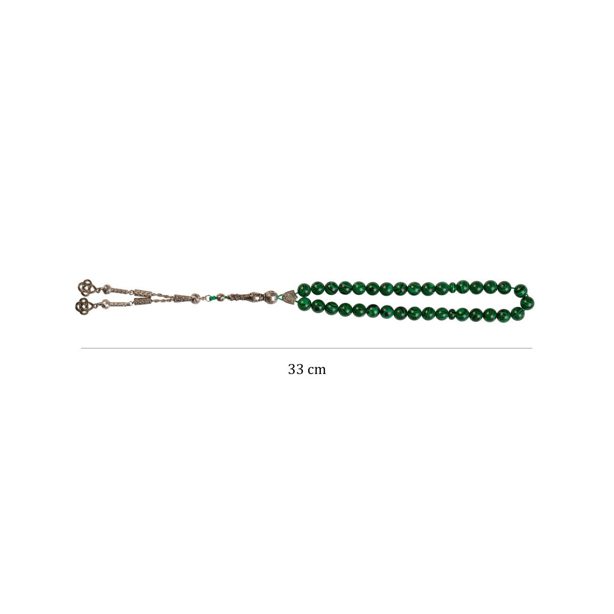 Muslim Prayer beads - Malachite