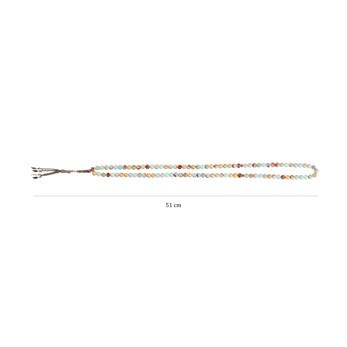 Muslim Prayer beads - Blue Imperial