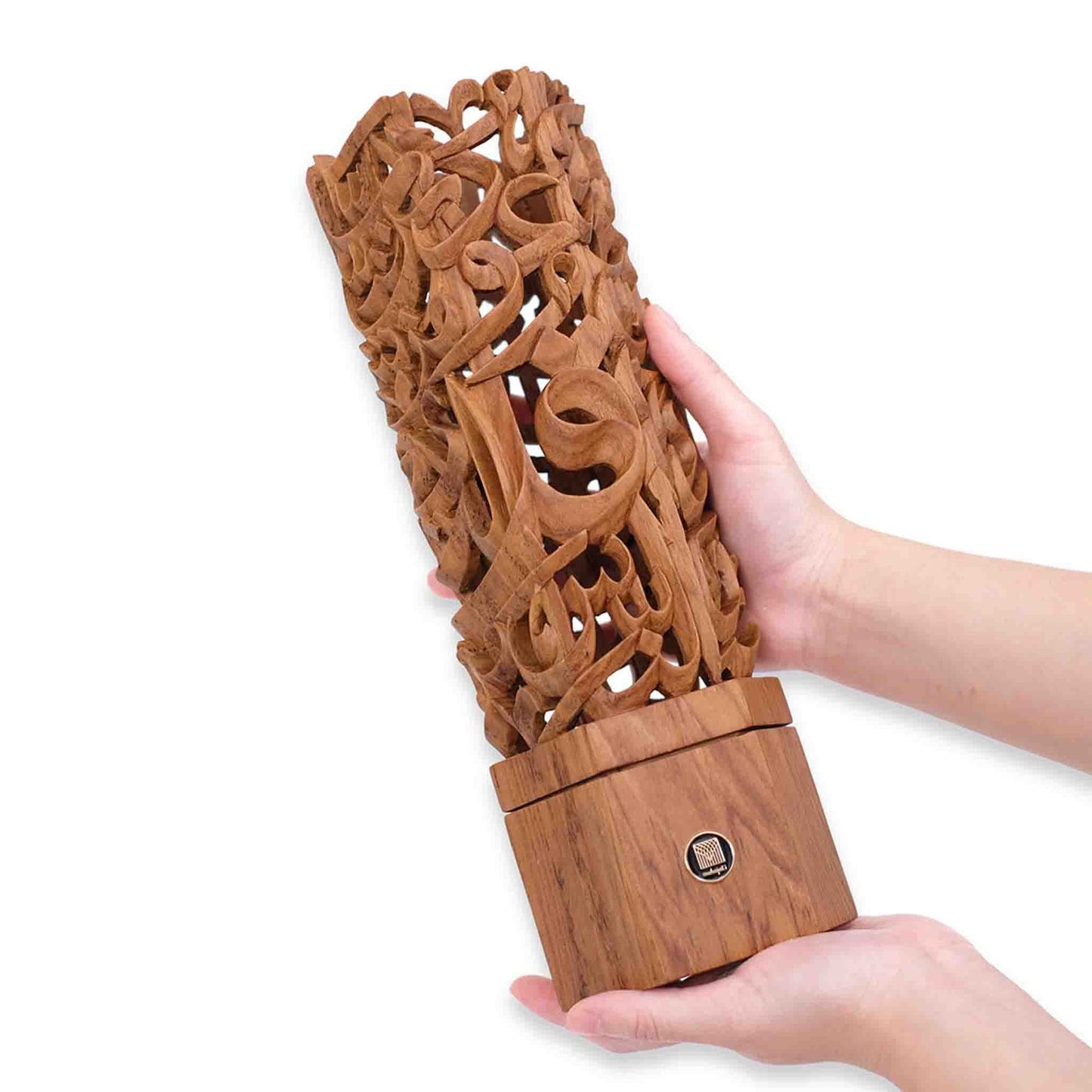 Semi 3D Hexagonal Mubkhara - Teak Wood Carving