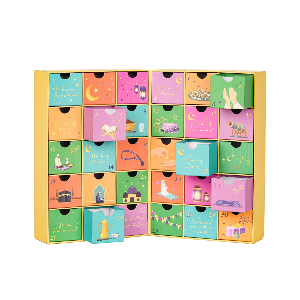 Boîte de calendrier pour enfants Ramadan