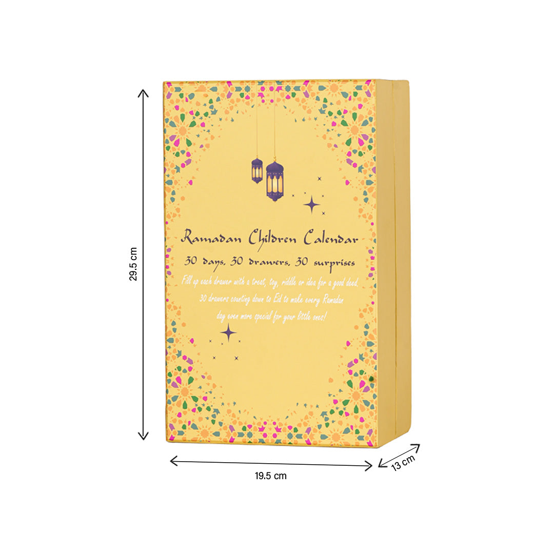 Boîte de calendrier pour enfants Ramadan