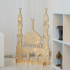 Wooden Mosque Standing Display (S)