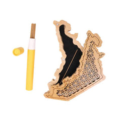 Luxury Oud Incense Burner - UAE Map Design