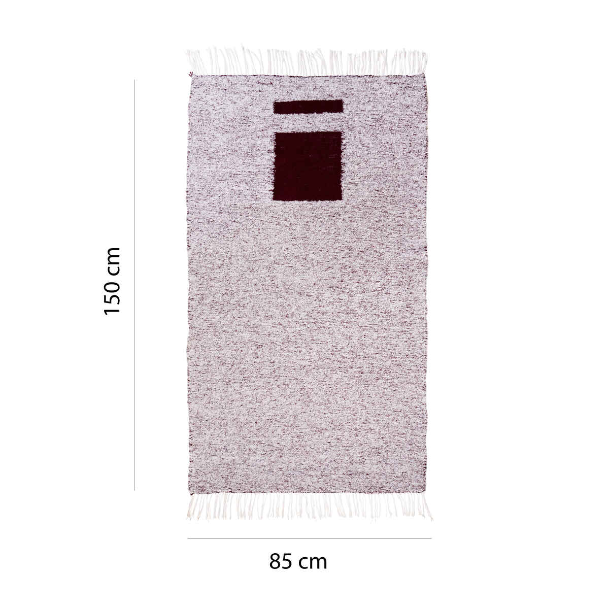 Prayer Mat - Moroccan - Hand Woven Wool - Red