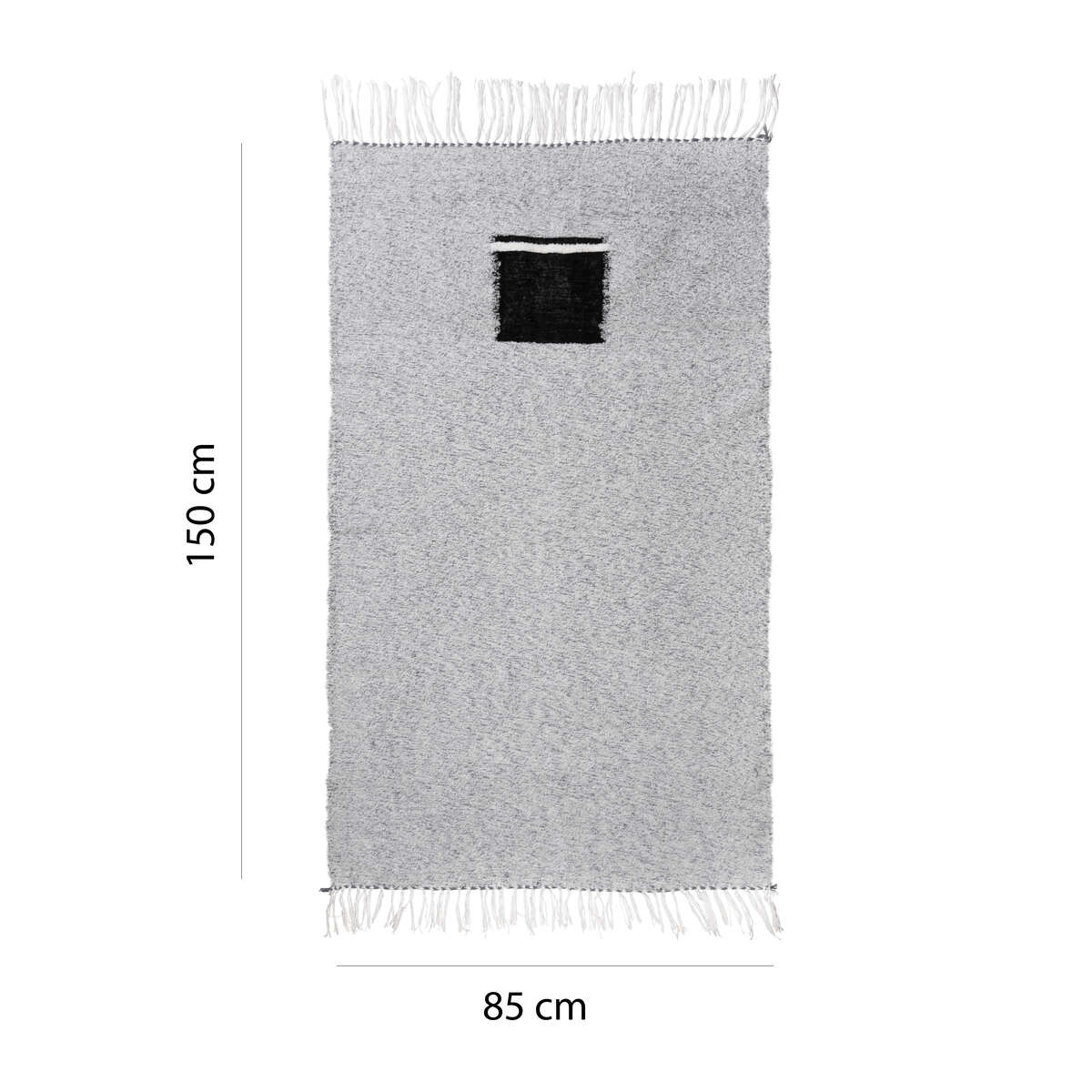 Prayer Mat - Moroccan - Hand Woven Wool - Grey