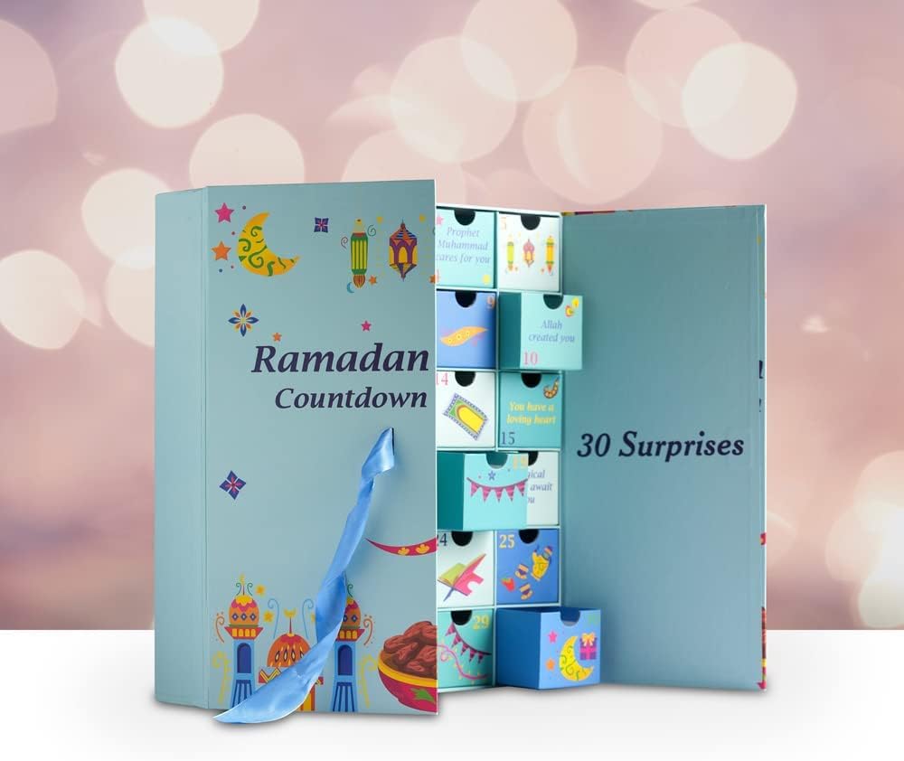 Calendrier du compte à rebours des enfants du Ramadan