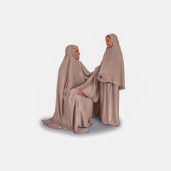 Muslim Princess 2 Piece Prayer Set - Mocha