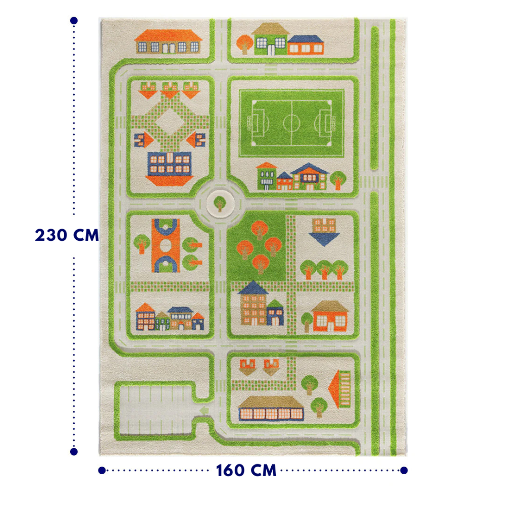 IVI 3D Carpet Traffic Green Design
