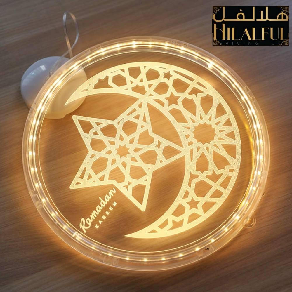 Light Decoration - Circle Crescent Star