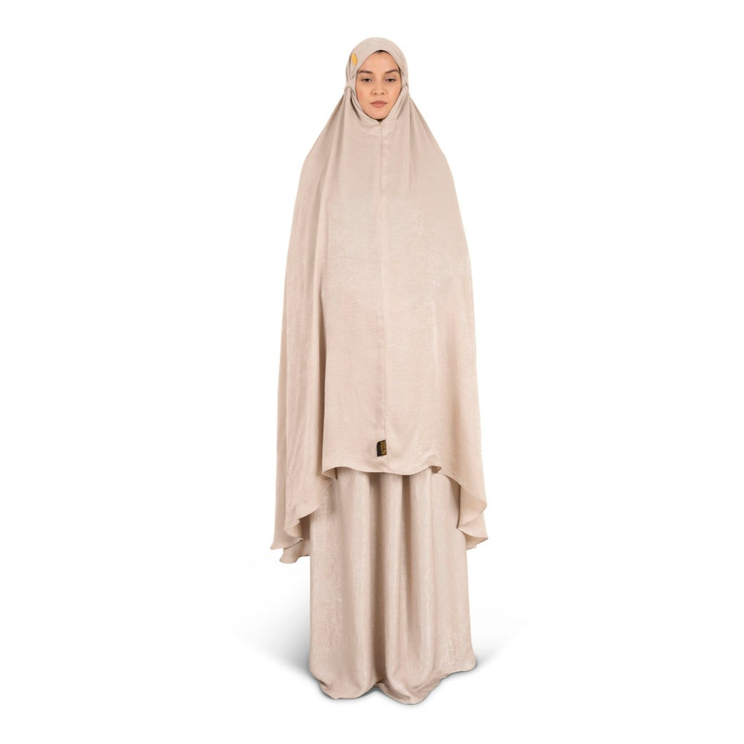 Prayer Dress - Muslim Queen 2 piece set - Adult - Pink Ash Color