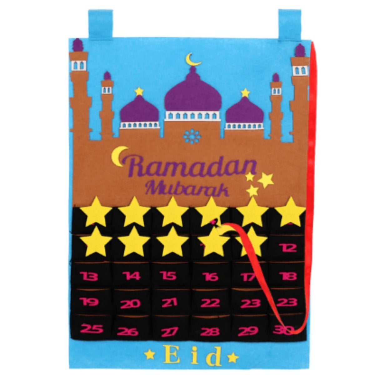 Ramadan Calendar - Eid Mubarak Hanging Countdown Calendar
