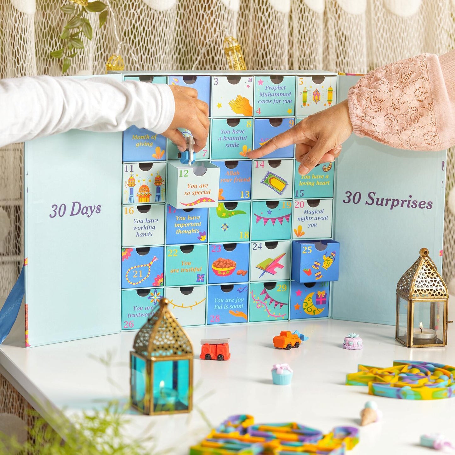 Calendrier du compte à rebours des enfants du Ramadan