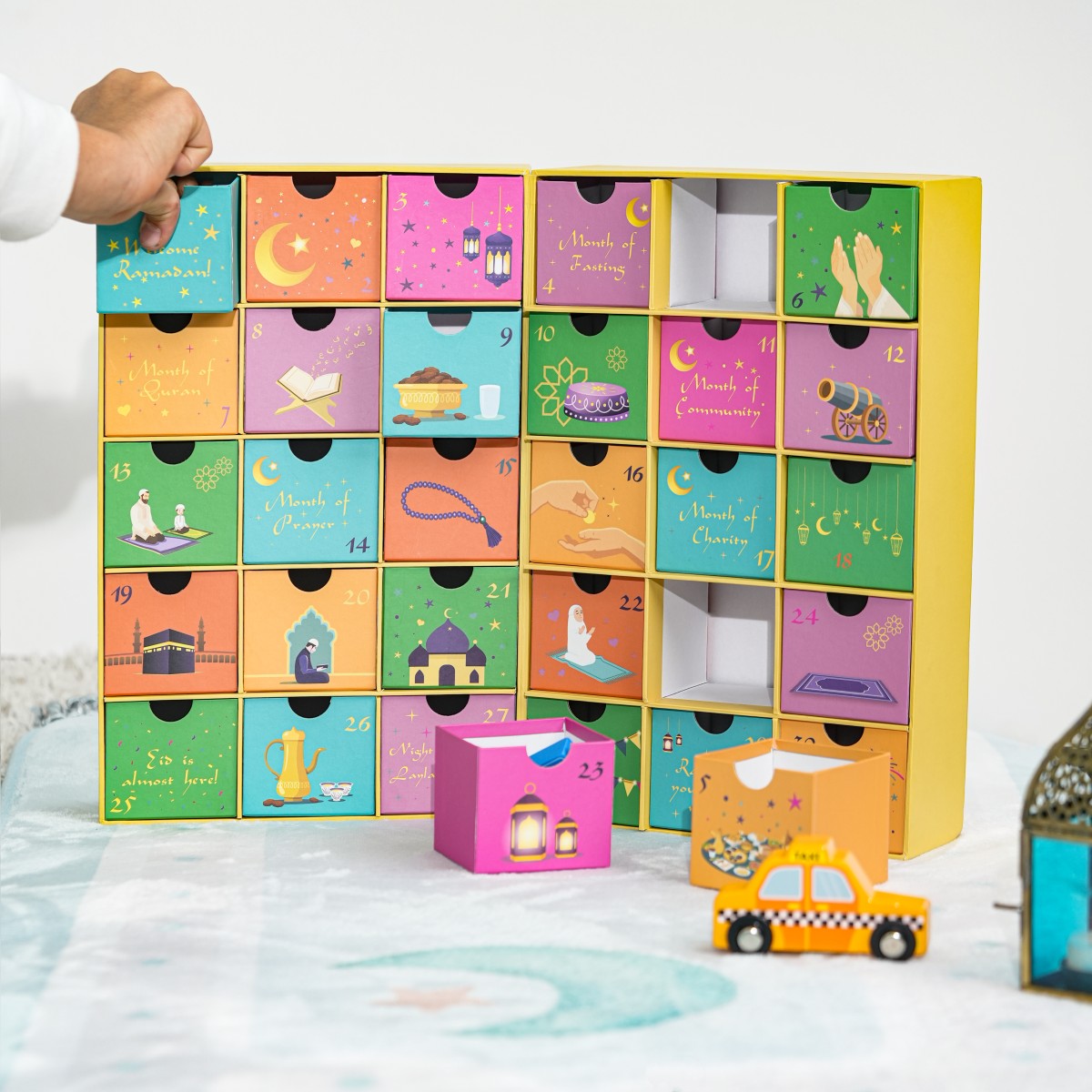 Boîte de calendrier pour enfants Ramadan