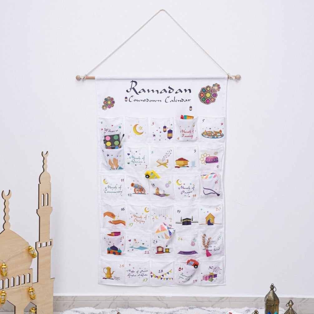 Calendrier du compte à rebours du Ramadan pour les enfants - Canva
