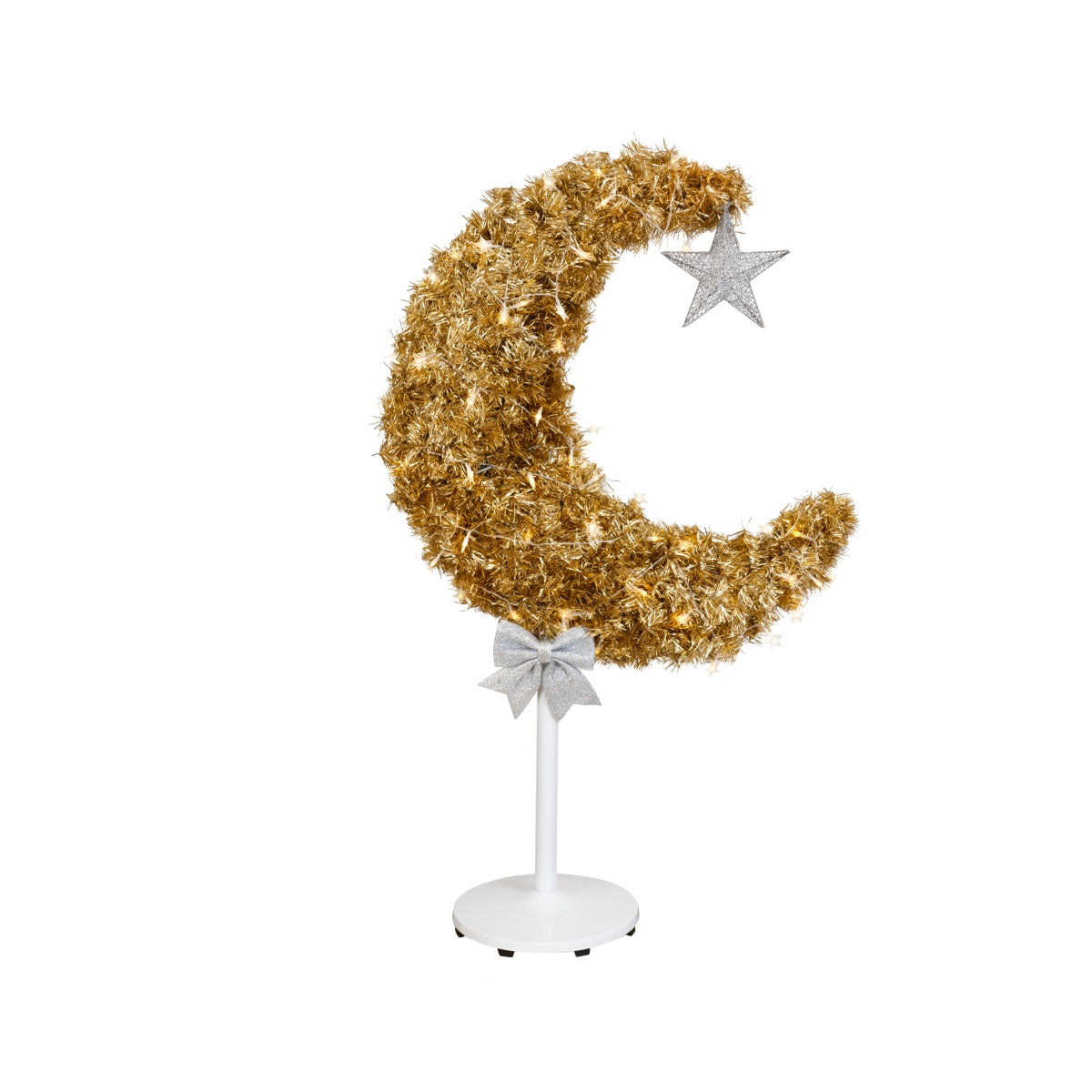 شجرة هلال رمضان - ذهبي