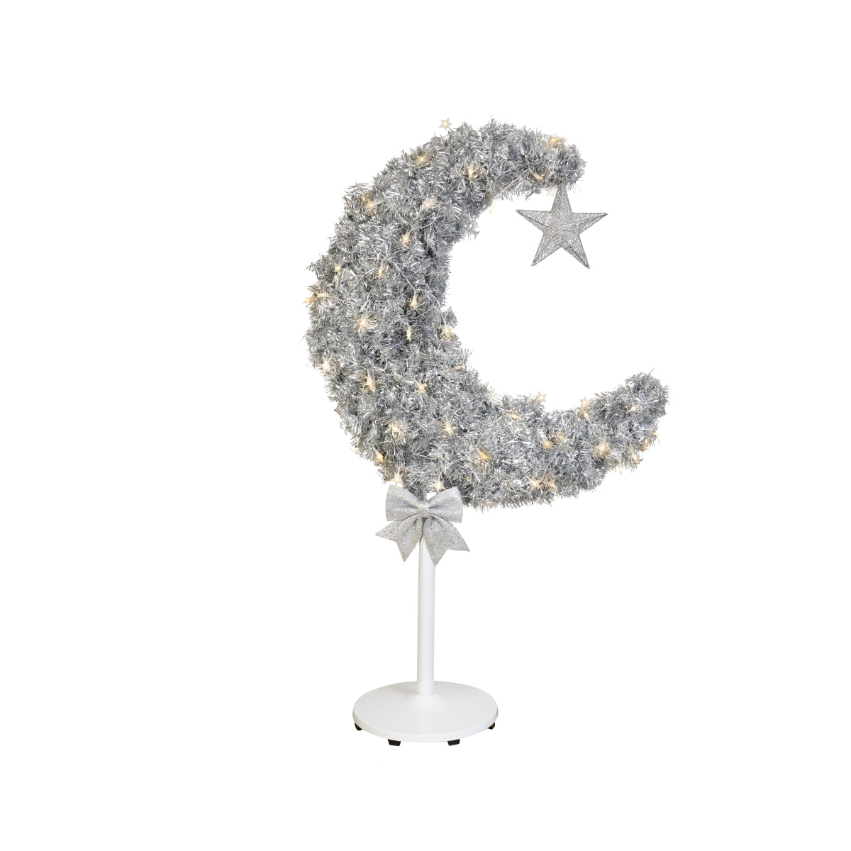 شجرة هلال رمضان - فضي