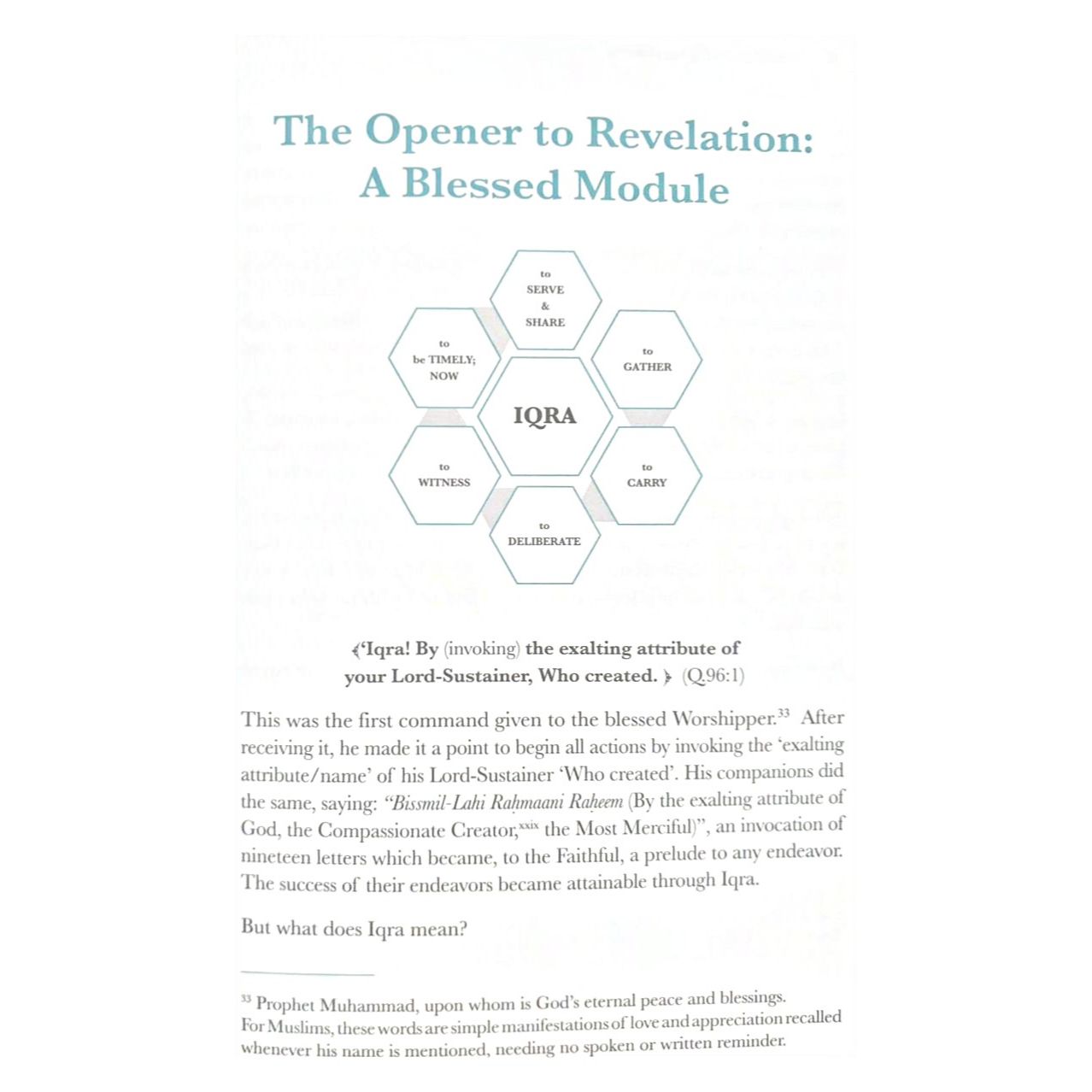 Revival of the Iqra! Principle - Randa Hamwi