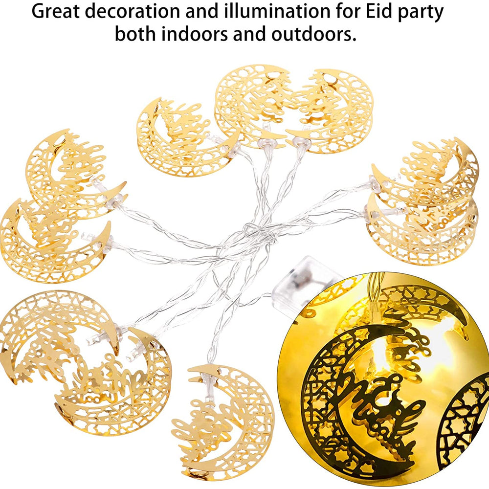 Light Decoration - Eid Mubarak Small Crescent