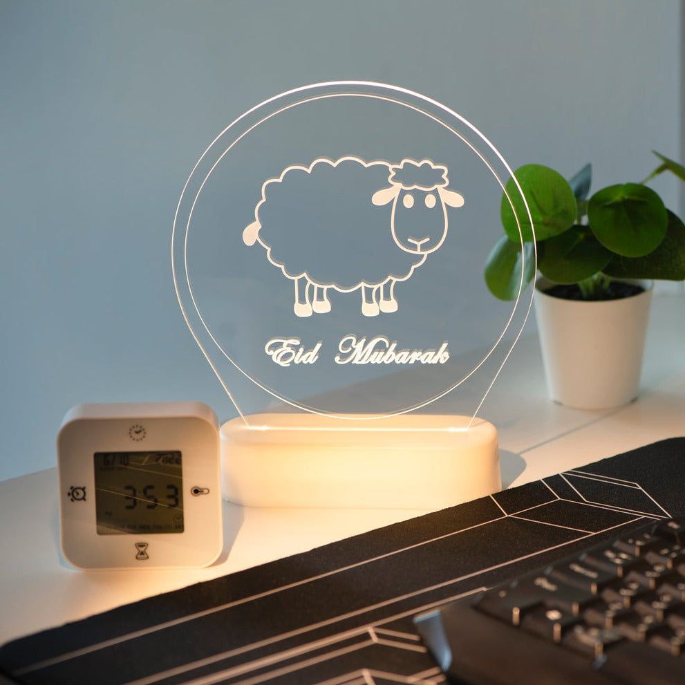 HilalFul Eid Adha Sheep Stand Light Decoration