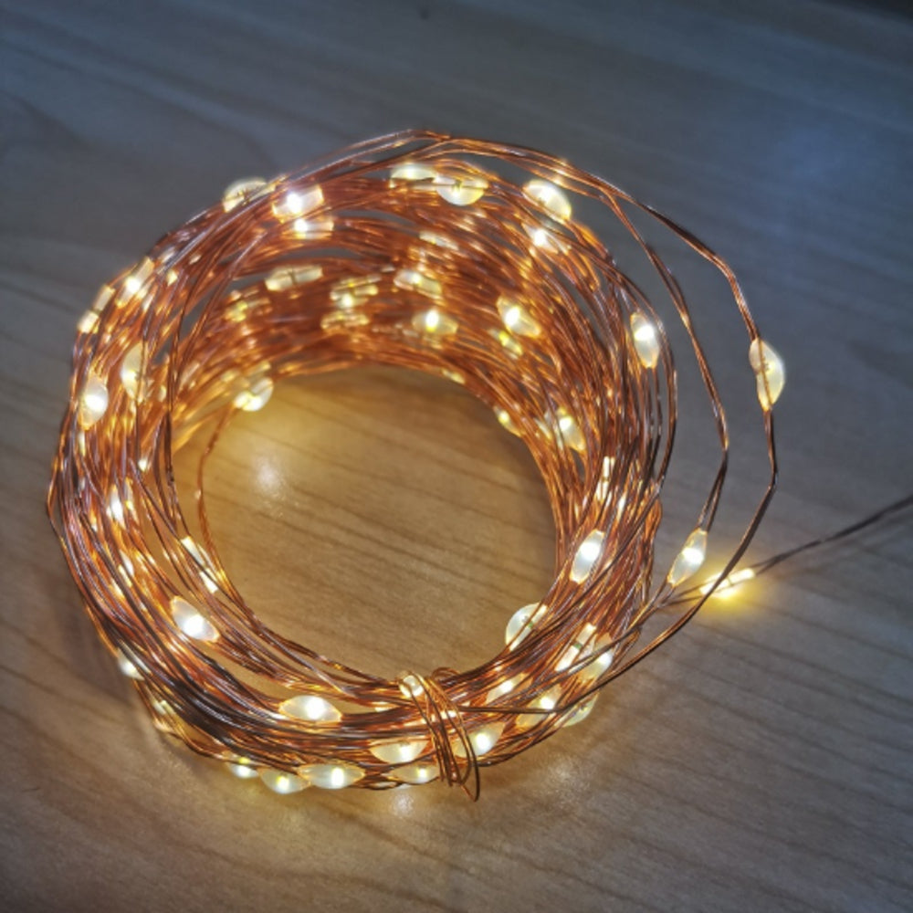 
                      
                        HilalFul String Lights 10m Wire 100 LEDs Home Decor (Warm White) USB powered
                      
                    