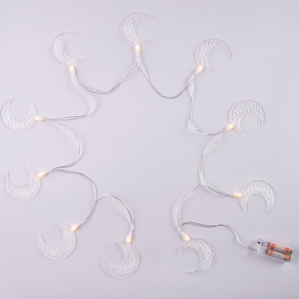 Crescent String Premium acrylic Ramadan Light string, crescent design – HilalFul - UAE ...