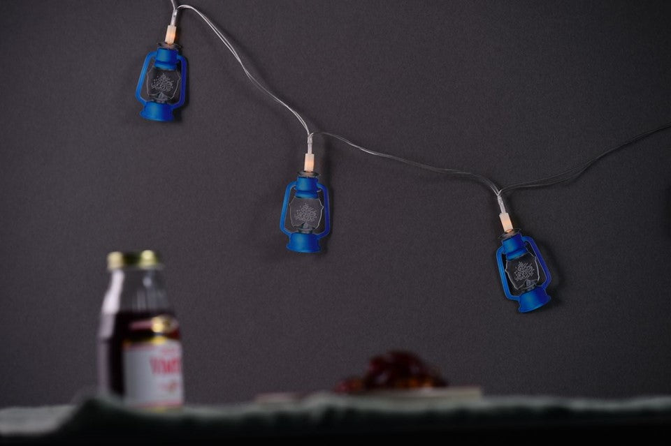 Chaîne lumineuse de Ramadan en acrylique haut de gamme, conception de lanterne