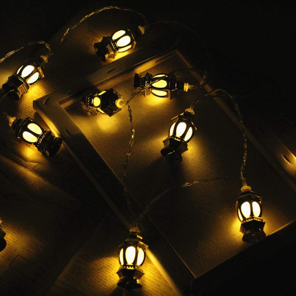 Guirlande Lumineuse Lanterne Dorée Ramadan