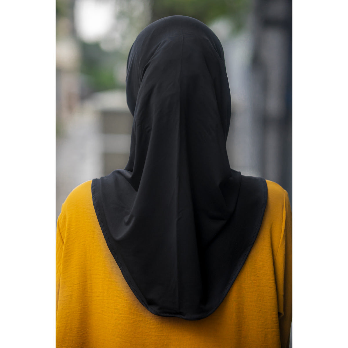 Hijab de sport à vos marques, prêts, partez - Noir