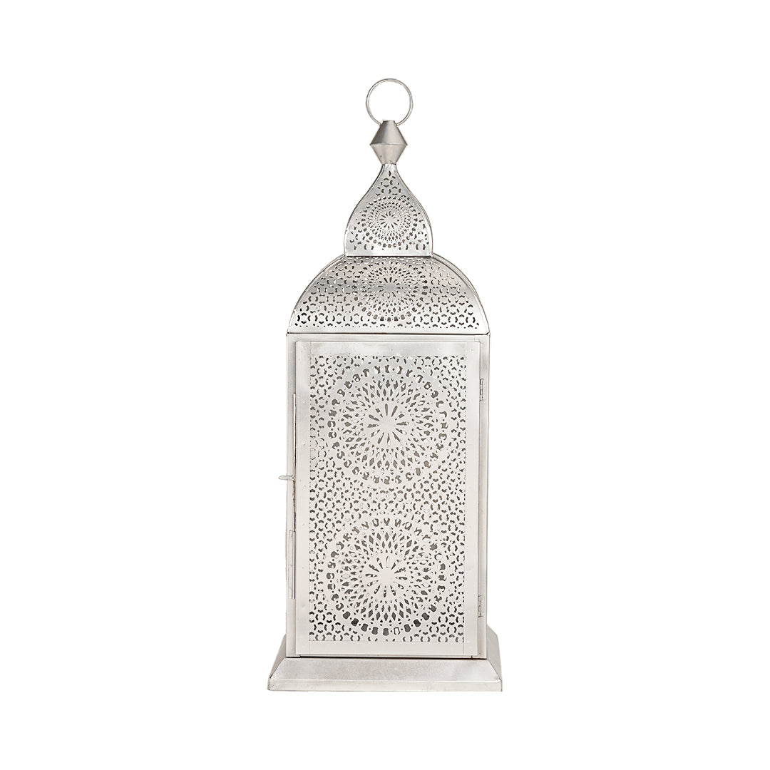 Authentic Handmade Chakra Lantern - Silver