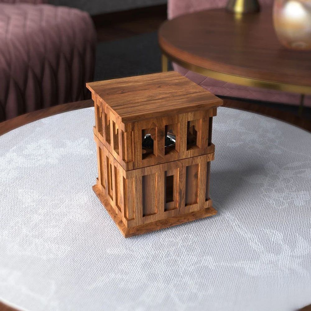 
                      
                        Wooden Wind Tower Incense Burner
                      
                    