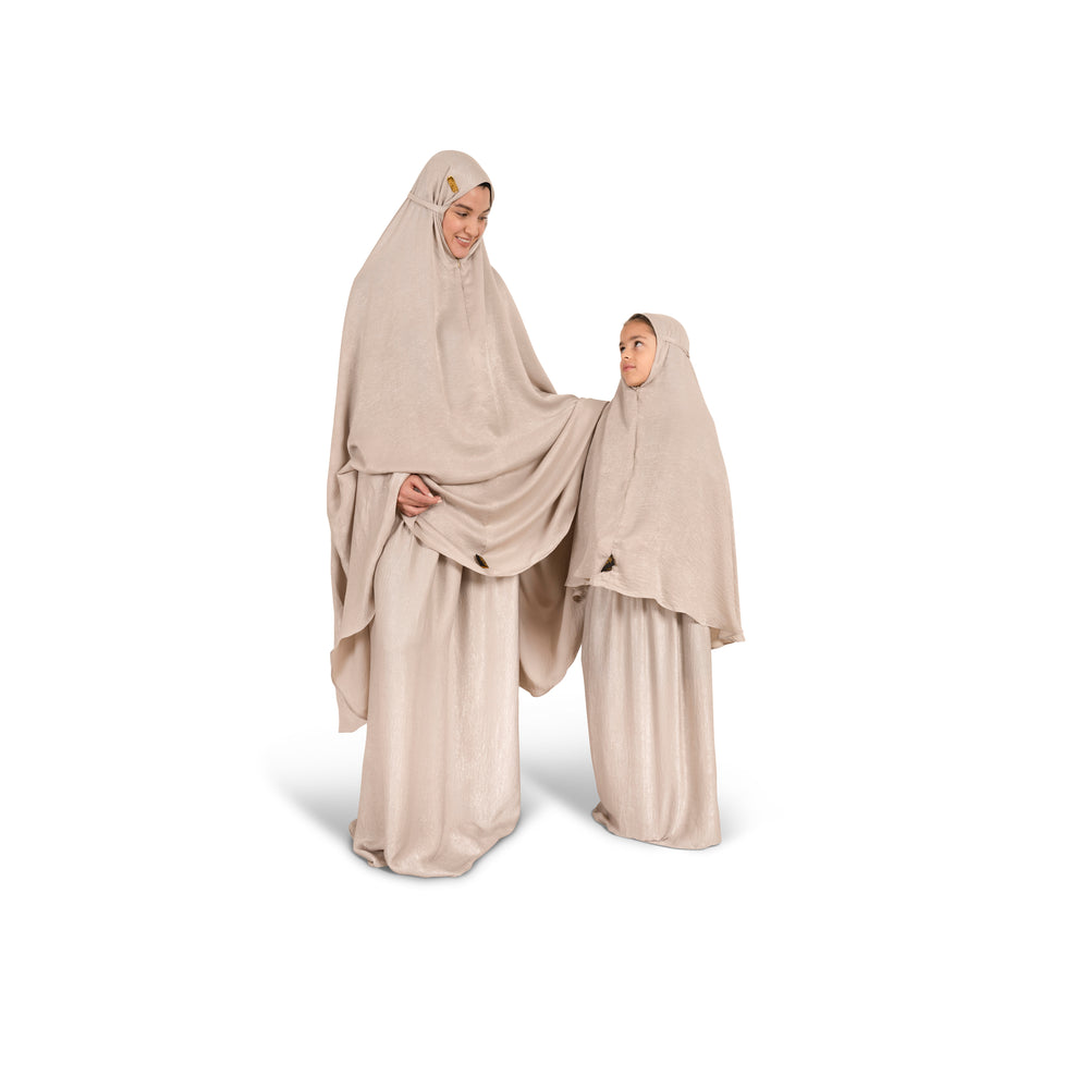 
                      
                        Prayer Dress - Muslim Queen 2 piece set - Adult - Pink Ash Color
                      
                    