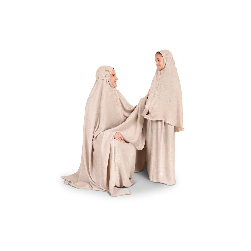 
                      
                        Prayer Dress - Muslim Queen 2 piece set - Adult - Pink Ash Color
                      
                    