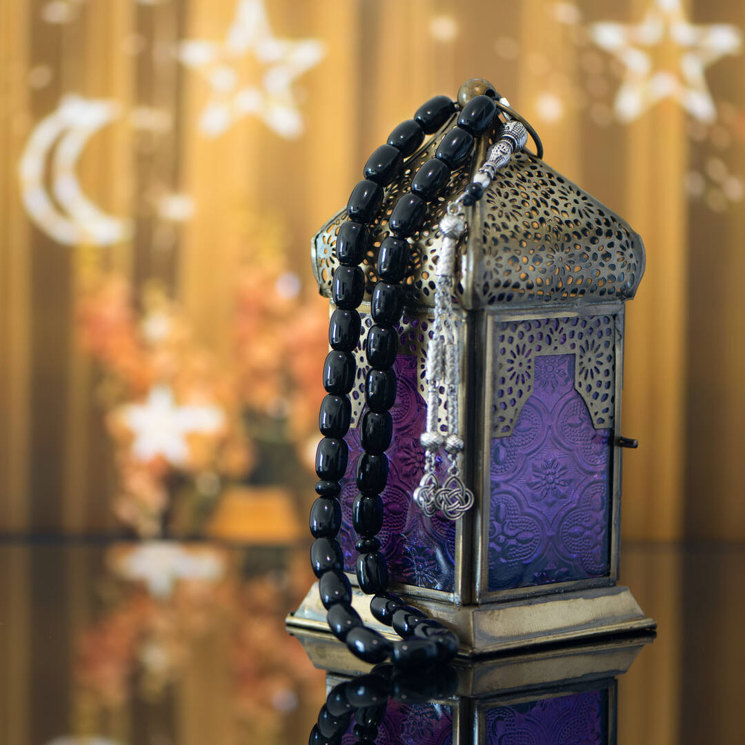 Perles de prière musulmanes - Agate noire