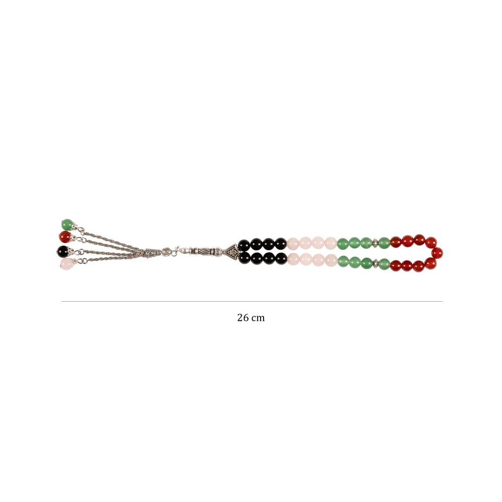 
                      
                        UAE Flag Color Prayer Beads (33 beads)
                      
                    