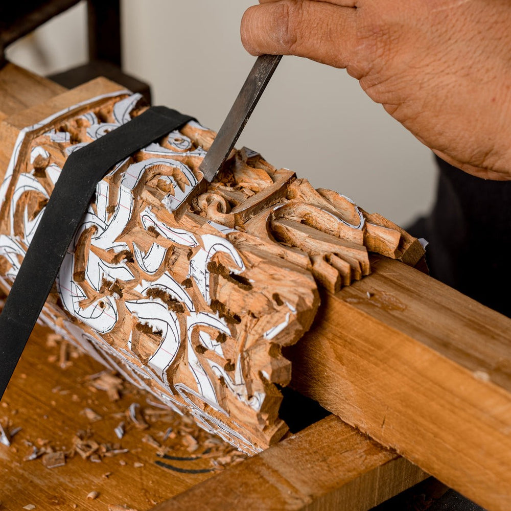 
                      
                        Semi 3D Hexagonal Mubkhara - Teak Wood Carving
                      
                    