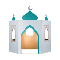 هلال فول موضوع مسجد اللعب من الورق المقوى