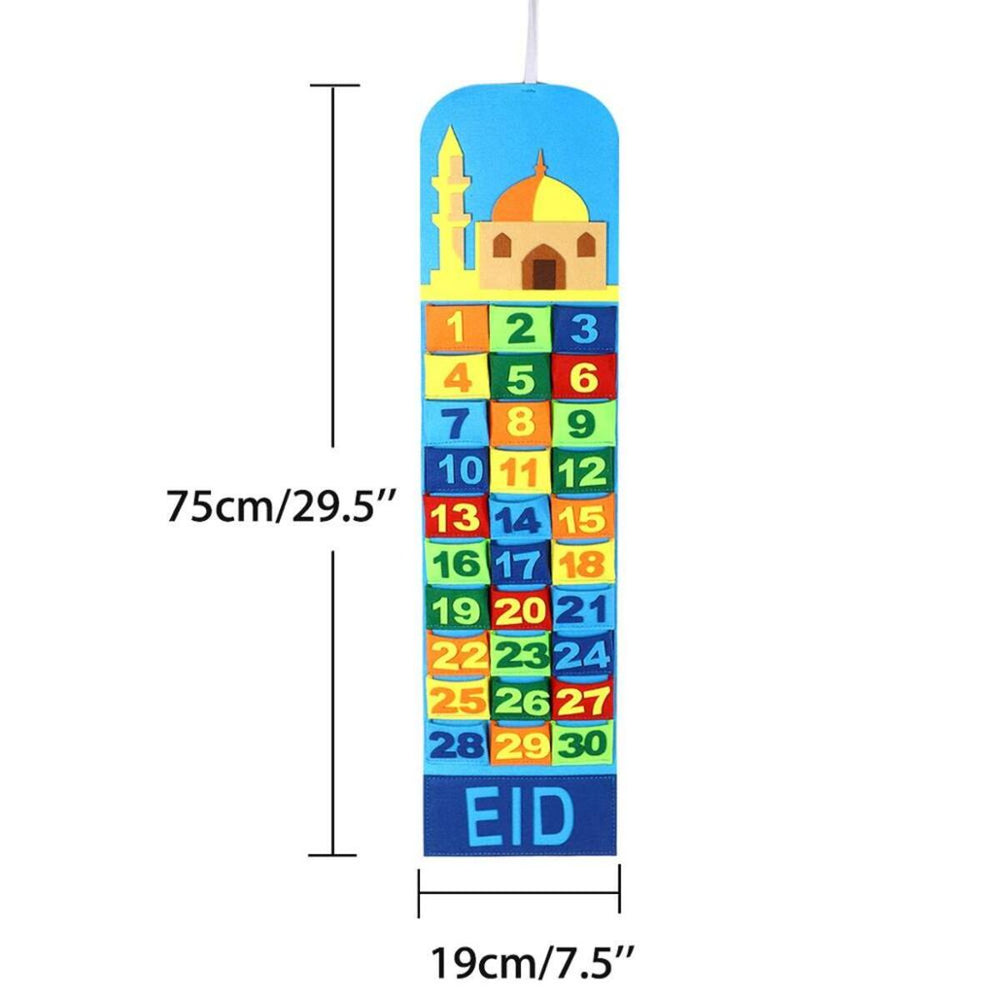 Ramadan Children's Countdown Calendar - Felt