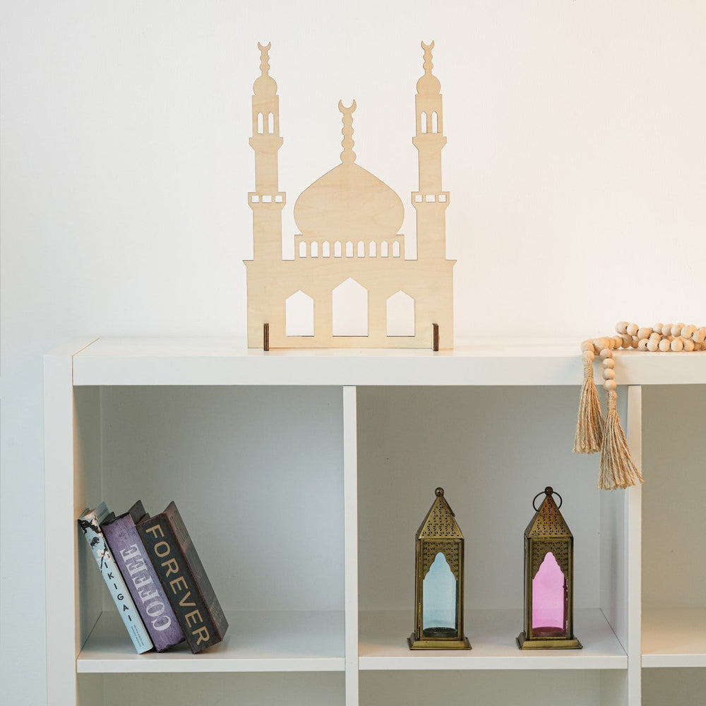 Wooden Mosque Standing Display (S)