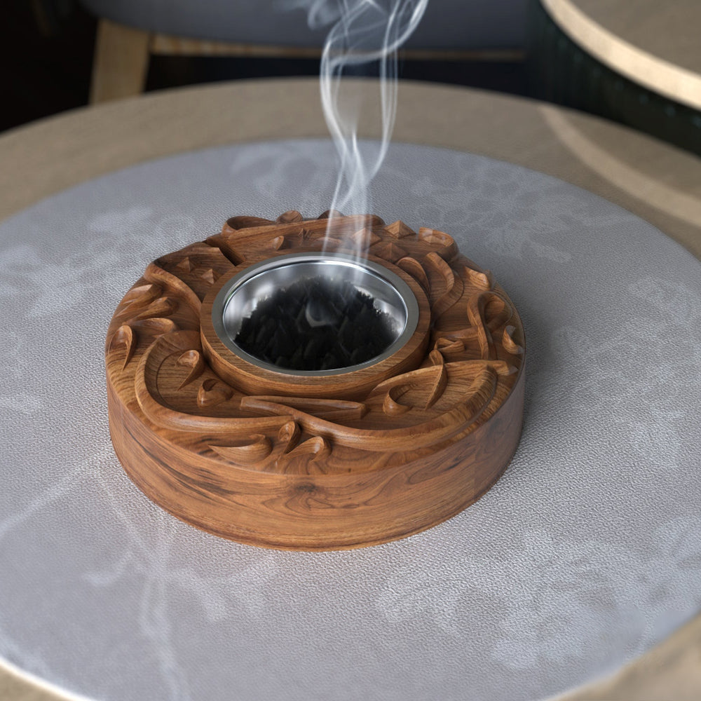 3D Round Incense Burner