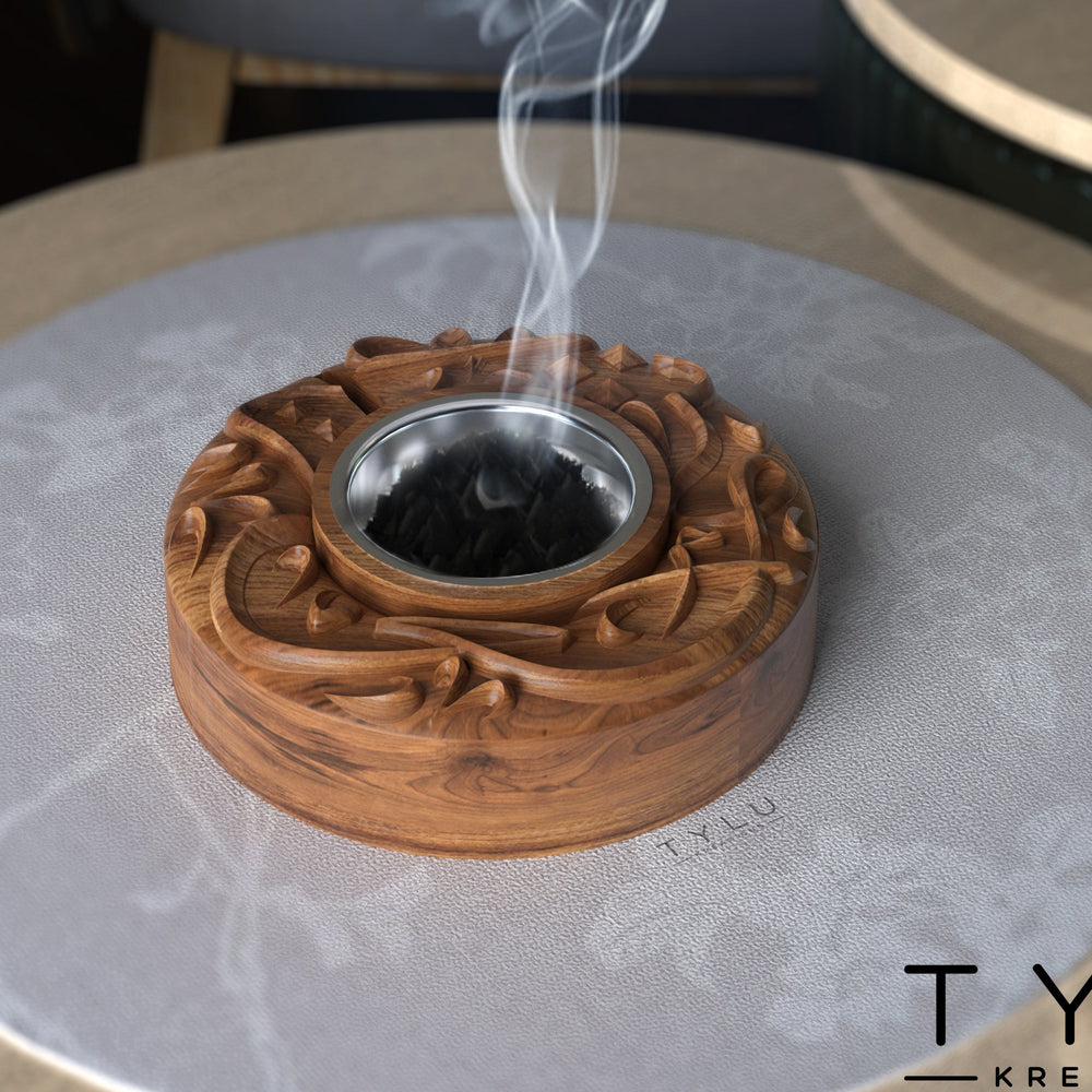 3D Round Incense Burner