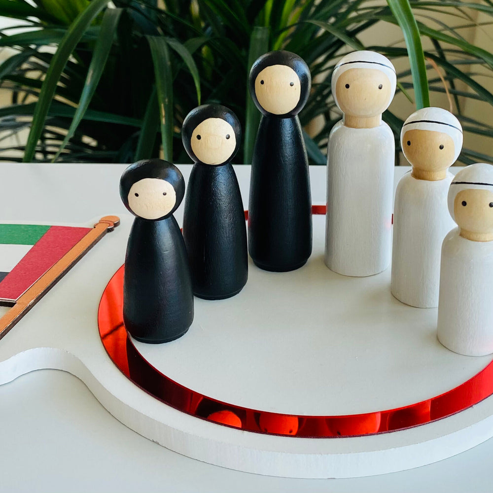 
                      
                        Wooden Toys - Emirati Family
                      
                    