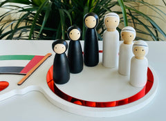 Wooden Toys - Emirati Family