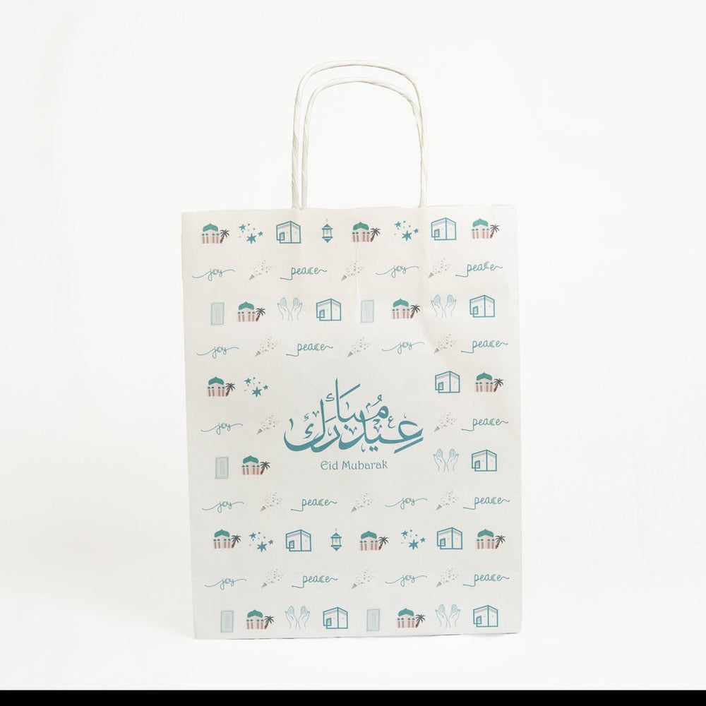 
                      
                        Eid Mubarak HilalFul Theme Paper Bags 20x26x8 cm (pack of 12)
                      
                    